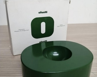 70-80's olivetti オリベッティトレイ Giorgio Soavi OLIVETTI “O” Ashtray – Giorgio Soavi (1968) – New Old Stock – Red