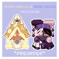 Cookie Run Kingdom | Pure Vanilla & Dark Cacao Matching Keychains *PREORDER* product logo