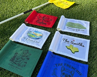 Custom Golf Flag - Mini Putting Green Size - 6" x 8"