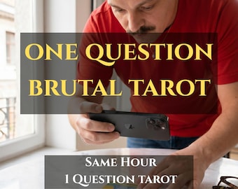 Same Hour Extra Detaillierte Brutal Tarot Legung, Keine Zuckerbeschichtung, Ehrliche Brutale Psychische Voraussage