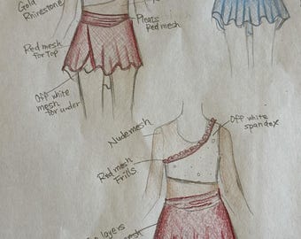 Custom Made Competitive Ice Skating Dresses