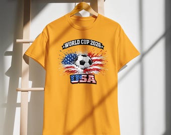 Koszulka Mistrzostw Świata USA 2026 Koszulka kibica USA Koszulka kibica piłki nożnej American Soccer Koszulka dla mężczyzn