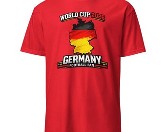 Koszulka Niemiec na Mistrzostwa Świata 2026, koszulka kibica Deutschland, prezent dla kibica piłki nożnej, koszulka męska