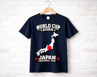 Koszulka Mistrzostw Świata w Japonii 2026, prezent dla japońskiej piłki nożnej, szybkoschnąca koszulka sportowa dla fanów piłki nożnej, męska, rozmiar XL