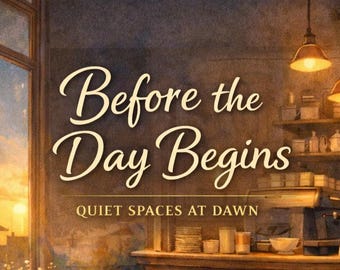 Before the Day Begins Quiet Spaces at Dawn , An Adult Coloring Book (40 Pages), Instant Download