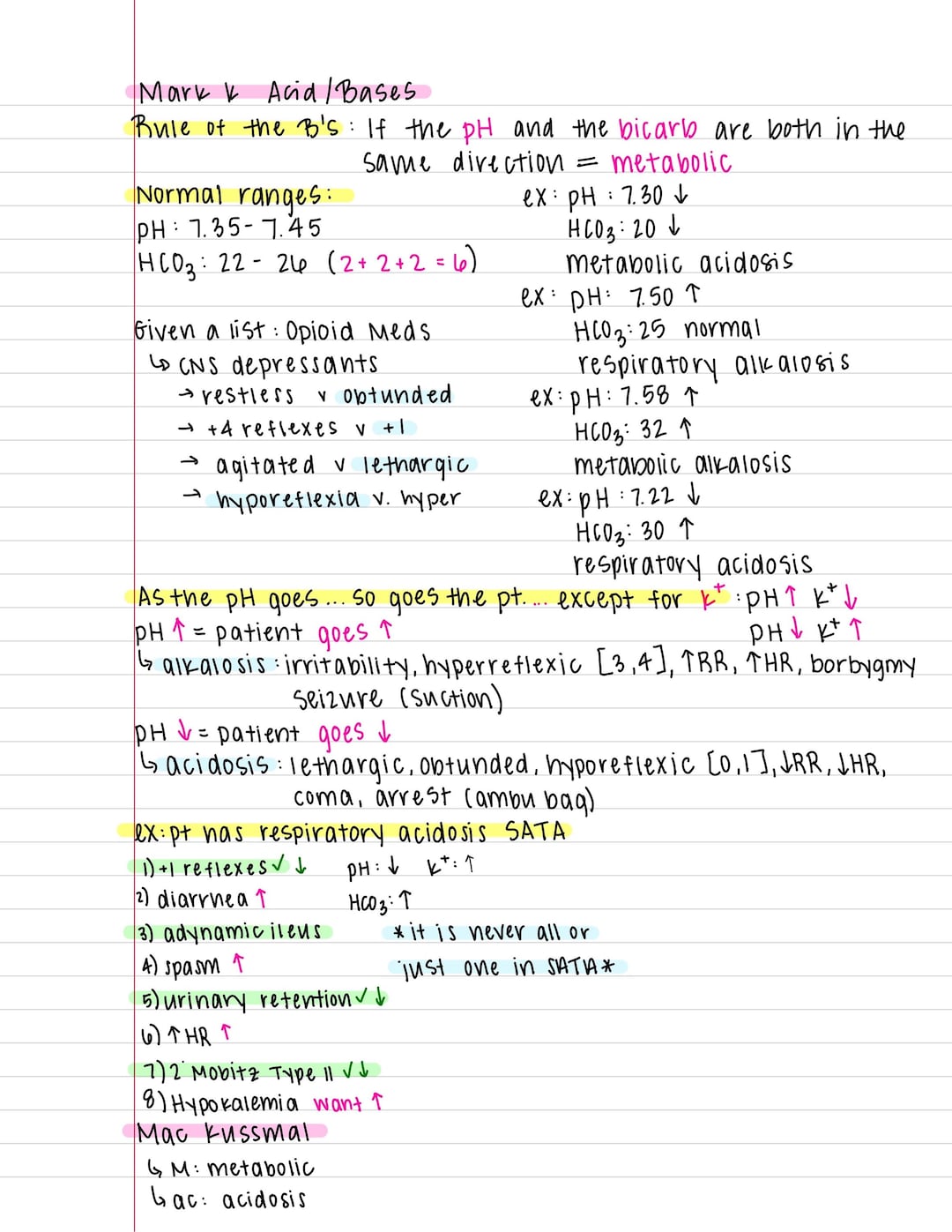 Mark K Lecture Notes! - Etsy