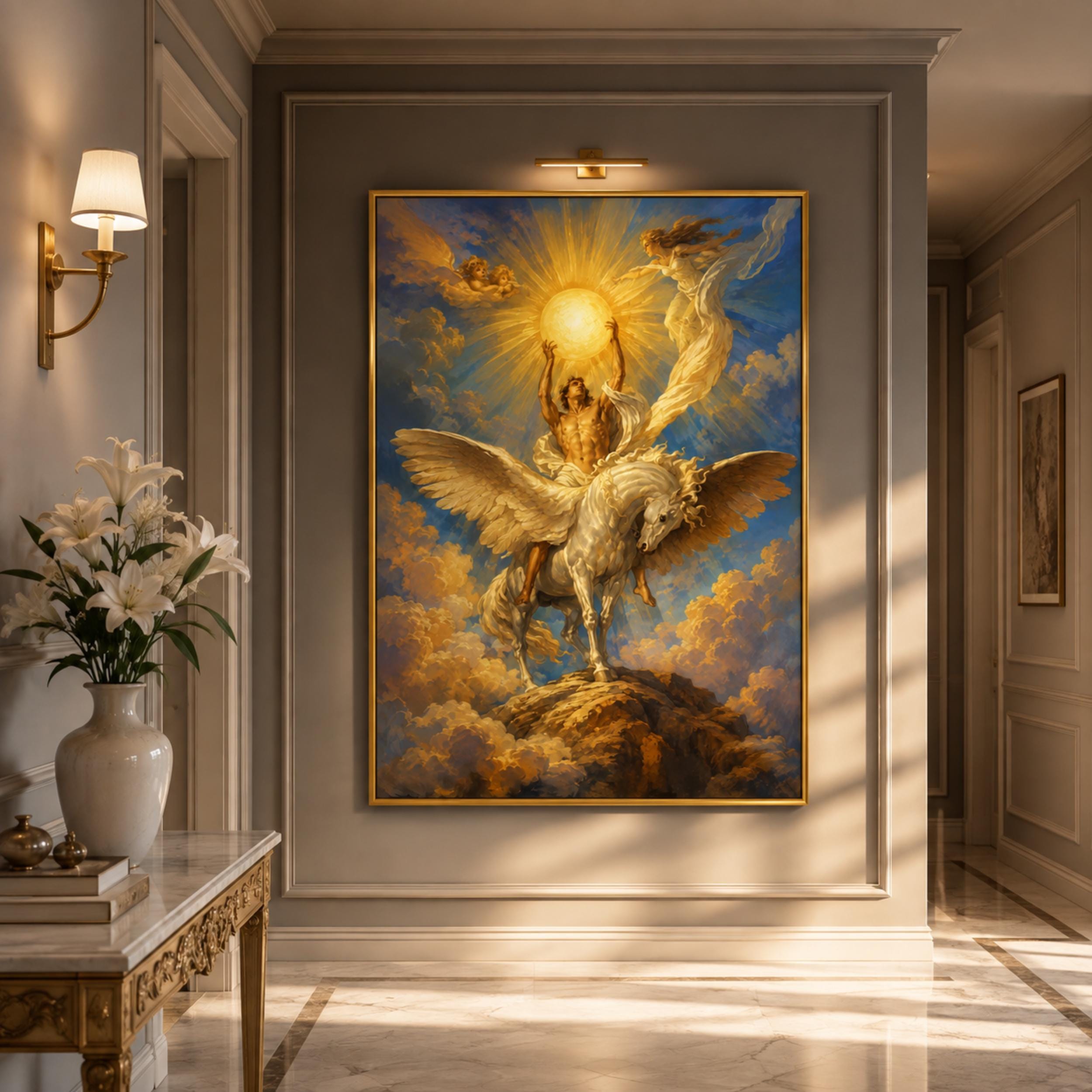 Hermes Horse Art Framed - Etsy