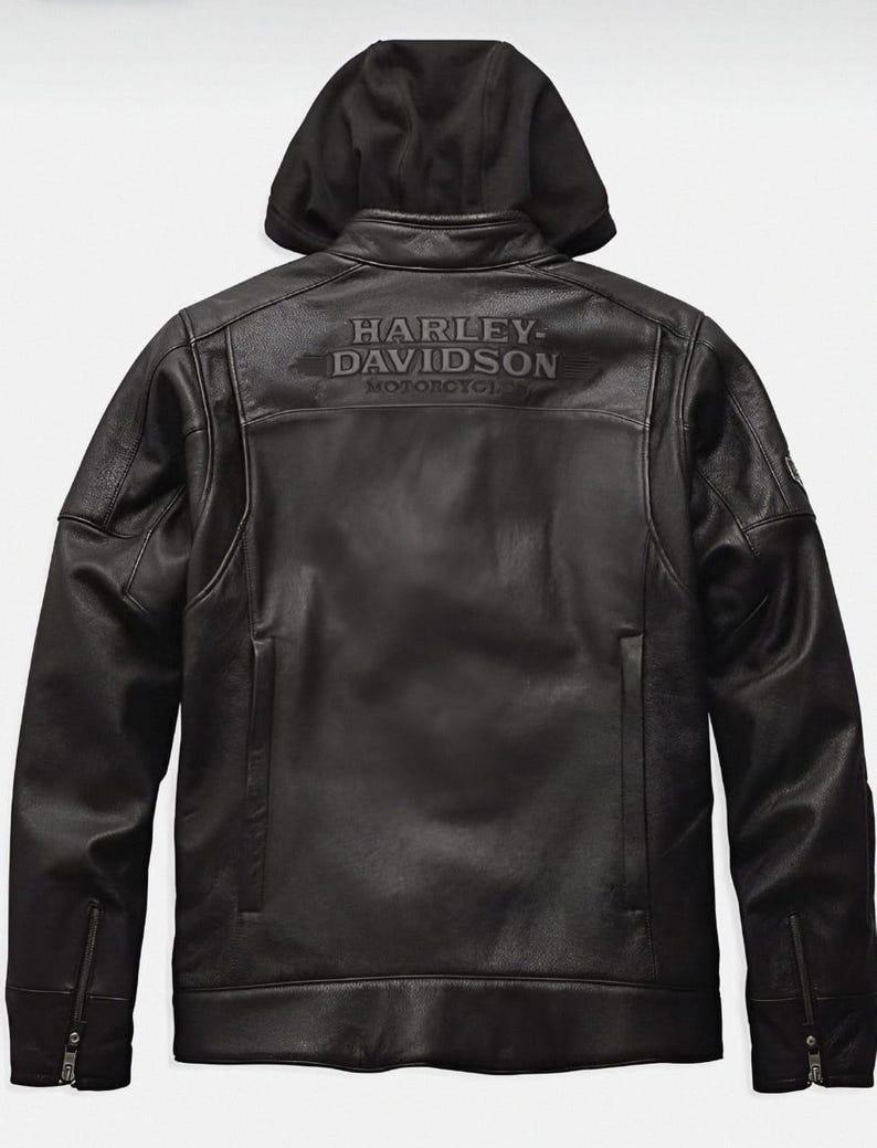 Hoodie à sweat à sweat de vintage 2000 de Harley Davidson Broidered - XXL - Rokit