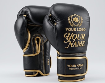 Personalisierte Boxhandschuhe mit individuellem Namen und Logo – Boxhandschuhe nach Maß – Boxausrüstung nach Maß