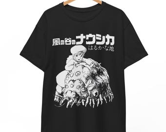 Nausicaä of the Valley of the Wind Shirt | Classic Anime Manga Tee | Studio Ghibli Inspired Graphic T-Shirt | Vintage Japanese Animation Top