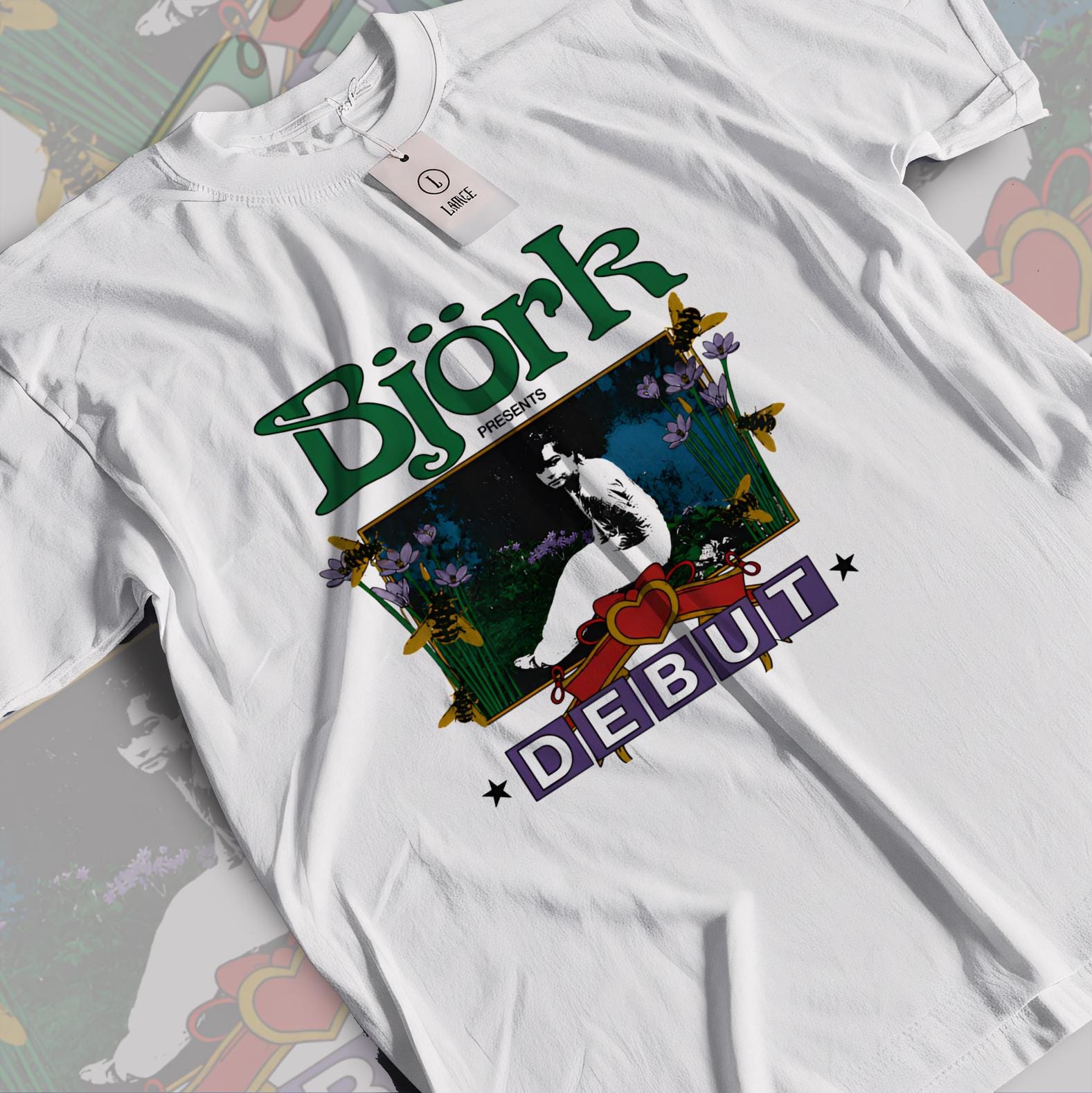 Bjork Debut Tshirt - Etsy