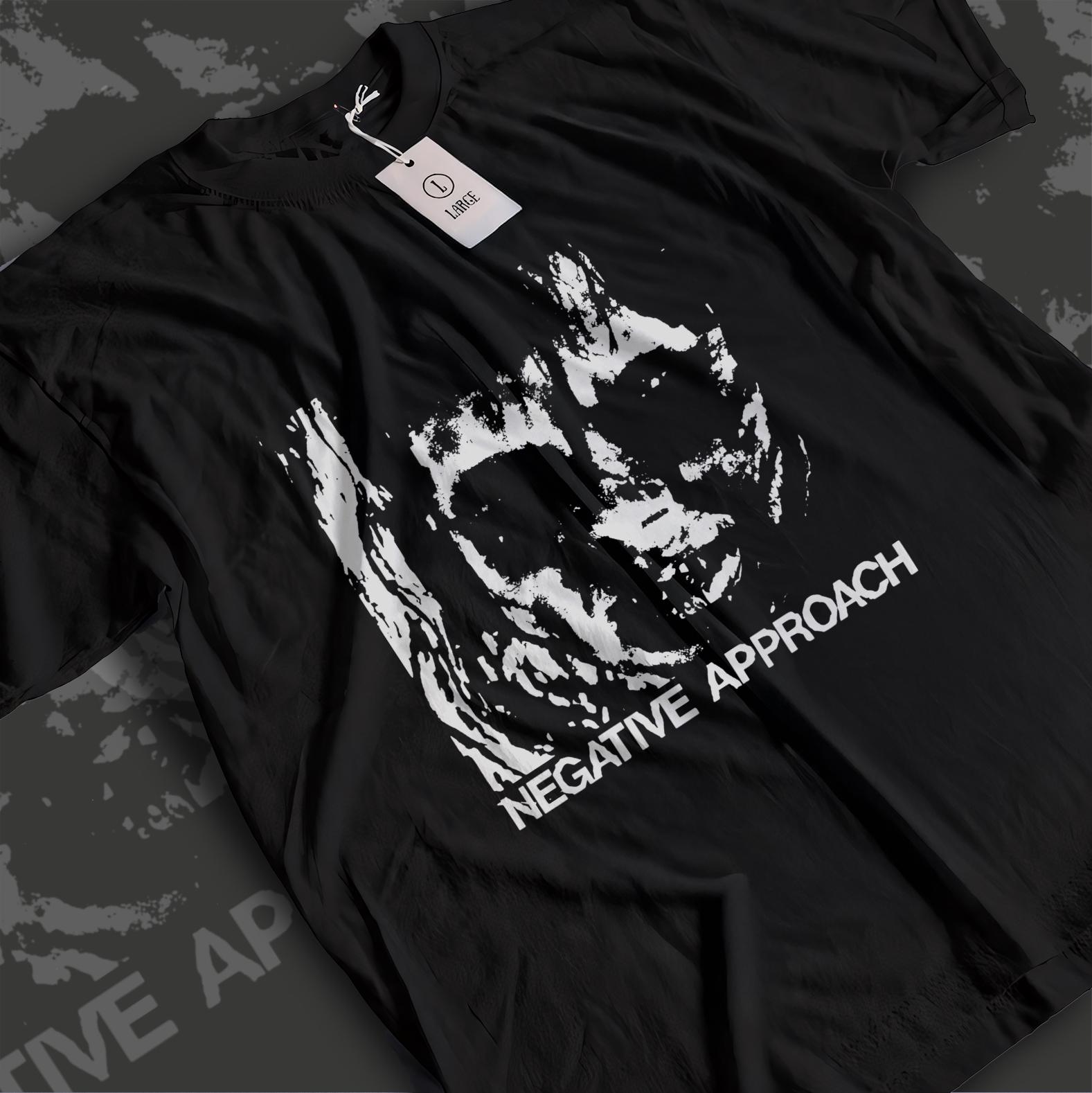 Negative Approach Shirt, 80s Hardcore Punk Tee, Detroit Hardcore