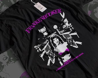 Camiseta Frankenhooker - Camiseta de comedia de terror de culto de 1990 - Camiseta de la película Frank Henenlotter - Unisex (tallas S a 5XL)