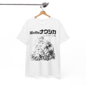 Nausicaä aus dem Tal der Winde Shirt | Klassisches Anime Manga Tee | Studio Ghibli inspiriertes Grafik-T-Shirt | Vintage japanisches Animation Top Bild 2