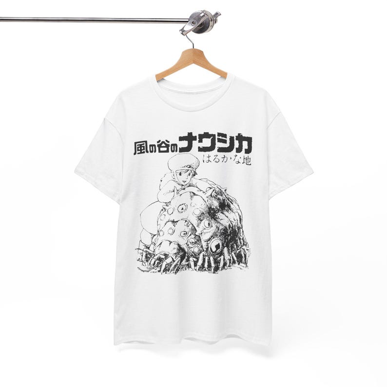 Nausicaä aus dem Tal der Winde Shirt | Klassisches Anime Manga Tee | Studio Ghibli inspiriertes Grafik-T-Shirt | Vintage japanisches Animation Top Bild 2