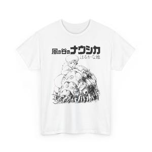 Nausicaä aus dem Tal der Winde Shirt | Klassisches Anime Manga Tee | Studio Ghibli inspiriertes Grafik-T-Shirt | Vintage japanisches Animation Top Bild 4