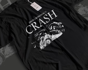 Crash 1996 T-Shirt - David Cronenberg Movie Tee - Cult Psychological Horror Film Shirt - Unisex S to 5XL