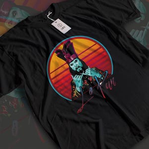 Big Trouble In Little China T-shirt - David Lo Pan Vintage 80-talsfilm T-shirt - John Carpenter Kultklassiker T-shirt - Unisex S till 5XL