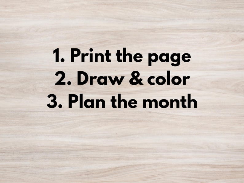 2026 Kids Coloring Calendar Printable | Draw Your Own Monthly Calendar ...