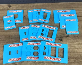 Channellock-inspirerade brytar- och uttagsskydd