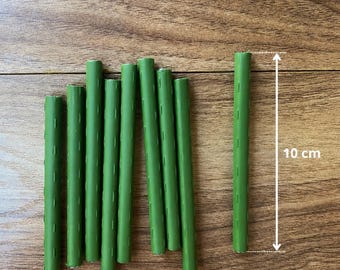 Modular Plant Stakes for Bee Water Feeder – 10cm Stackable Garden Rods with Connectors, Adjustable Height Pollinator Station Support