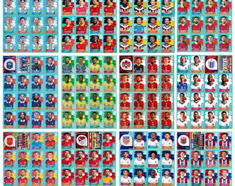 Pegatinas imprimibles del Mundial 2026 / Álbum en PDF +900 pegatinas de fútbol / Los 48 equipos / Descarga instantánea de cromos de fútbol del Mundial de la FIFA 2026