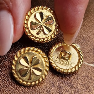 Chanel Clover Buttons - Etsy