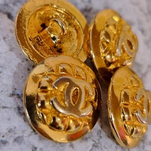 Authentic Chanel Buttons Set - Etsy