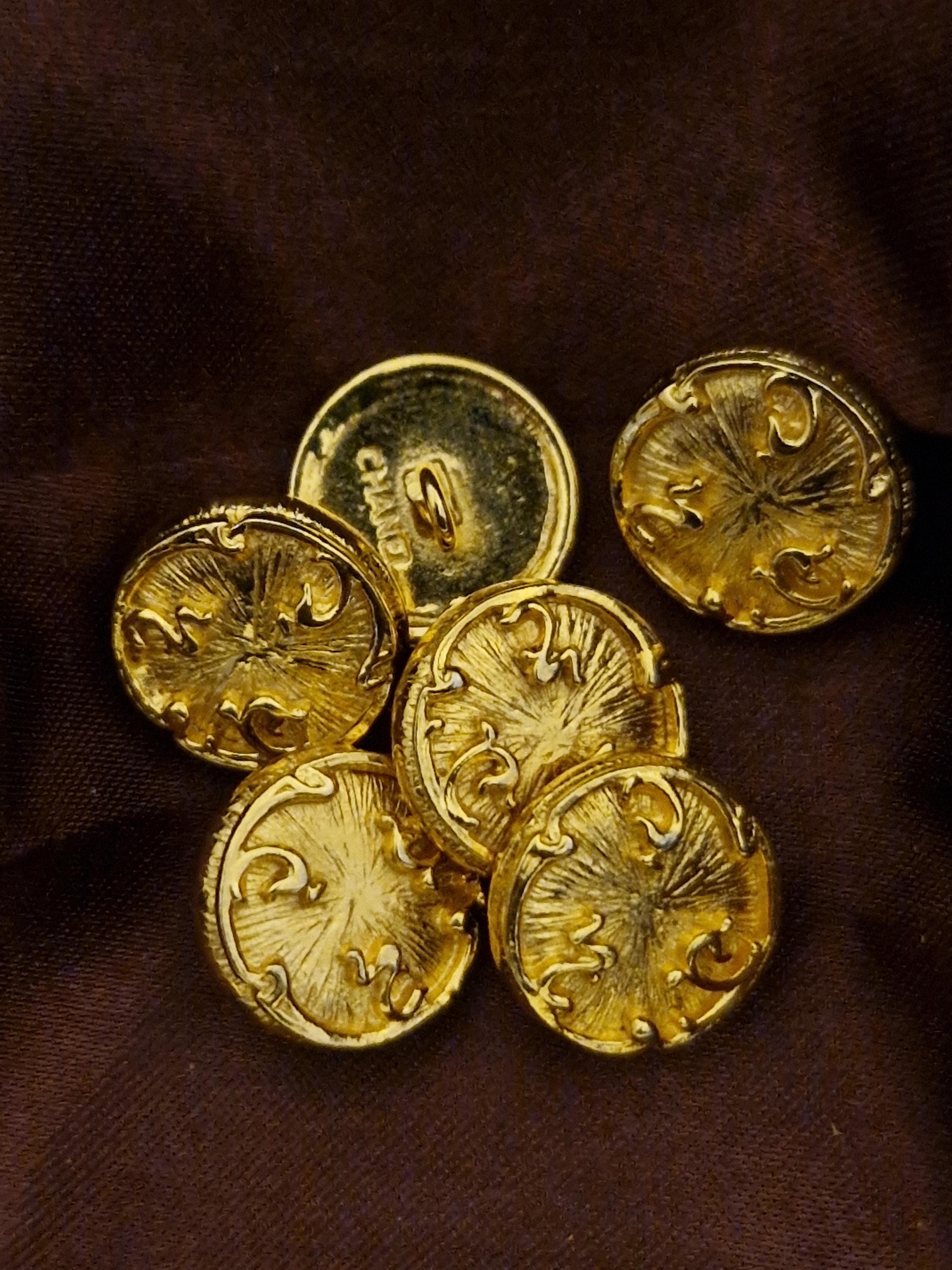 Authentic Chanel Buttons Set - Etsy