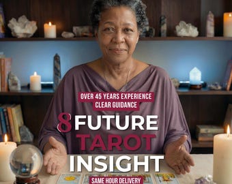 Lettura dei Tarocchi 8 Future Insights • Prospettive future dettagliate • Consegna in un'ora