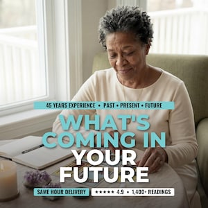 Future Psychic Reading • What’s Coming Next in Love, Career & Life • Same Hour Delivery