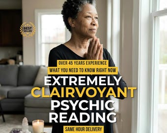 Extremely Clairvoyant Psychic Reading • Powerful Visionary Insight • Same Hour Delivery