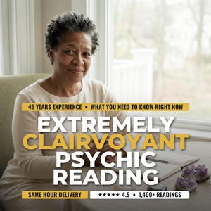 Extremely Clairvoyant Psychic Reading • Powerful Visionary Insight • Same Hour Delivery