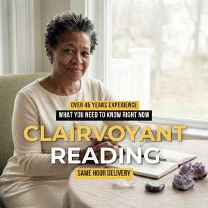 Leitura Psíquica Extremamente Clarividente • Visão Poderosa • Entrega na Mesma Hora