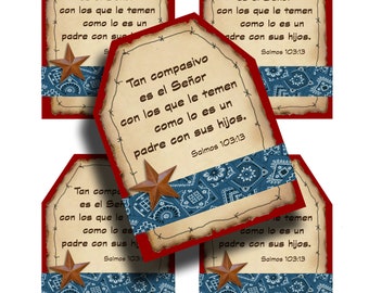 espanol papá, Sagrada Escritura, Spaanse vadertag digitale download Vaderdag kerkcadeautag, Vaderdag stropdas ambachtelijke benodigdheden stropdas