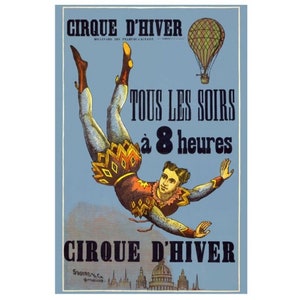 Digital Large Vintage Circus Poster, Poster up to 4 ft x 6 ft, Birthday Party, Carnival Banner, Showman Party Decor, Circus Printable Party