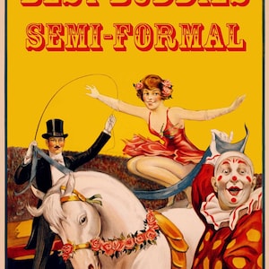 Affiche de carnaval d'école, le nom de votre école, affiche de cirque personnalisée, thème du cirque, clown, décoration de carnaval personnalisée, cirque à imprimer pour un événement scolaire image 5