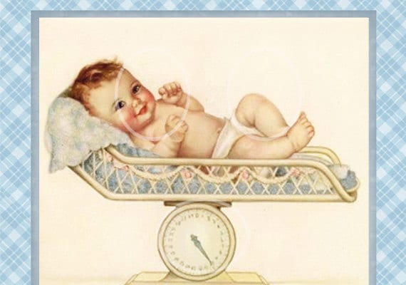 Baby Boy Printable Digital Baby Gift Tag Baby Shower tag | Etsy