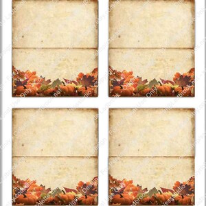 Thanksgiving Name Tags, Fall Place Cards, Thanksgiving Table Cards ...