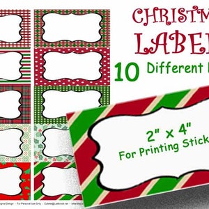 Christmas labels, Holiday Labels Printable, Editable Holiday Name Tags, Party Labels, Jar Labels, Digital Gift Tags, jar labels, gift label