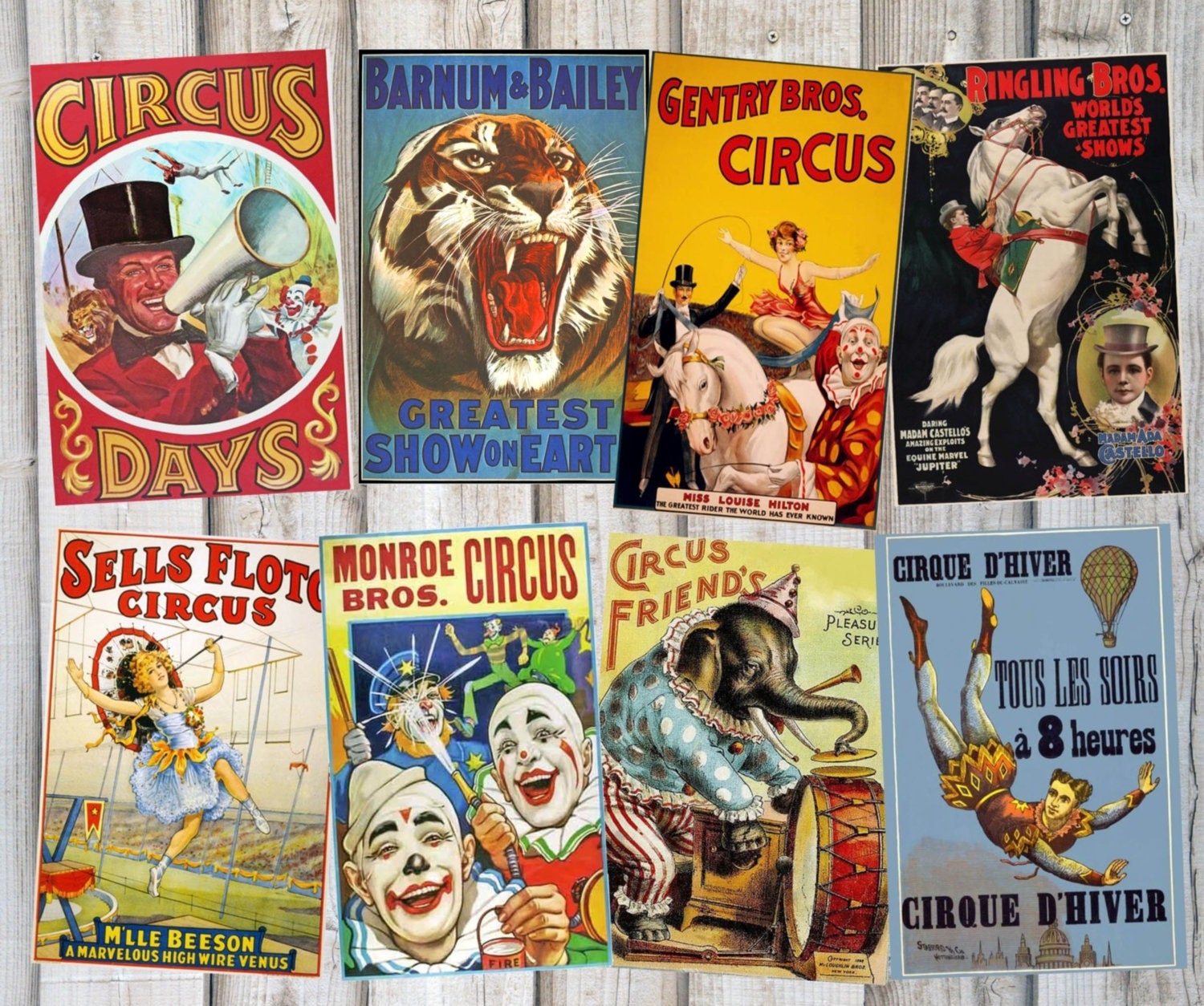 Circus posters - Etsy 日本