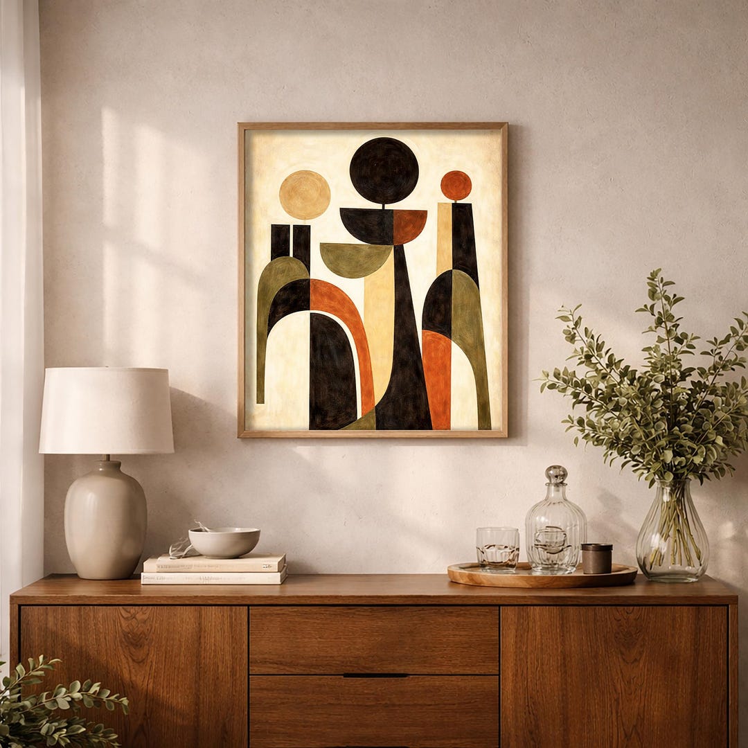 Modern Abstract Wall Art | Minimalist Print - Neutral Contemporary ...