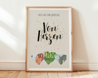 Birthday Money Gift | Wish Granter | Last Minute Birthday Gift, Instant Download