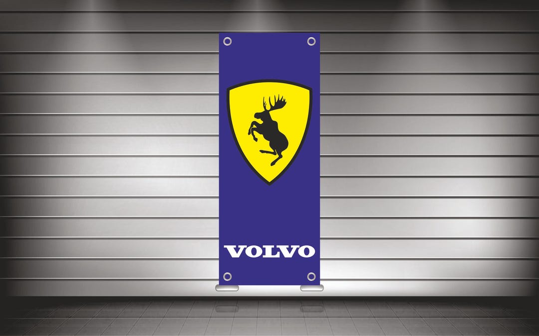 Volvo Logo Vinyl Banner - Garage, Office, Showroom Decor - Etsy