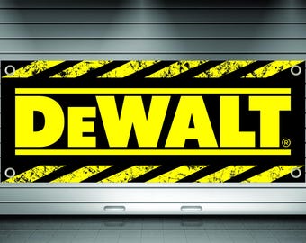 thumbnail image 2 of DeWalt Style Logo Vinyl Sticker – Waterproof Bumper Decal, Made In California 2 of 3