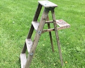 Vintage Step Ladder 4 steps