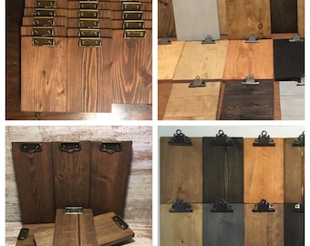 Wood clipboard • restaurant clipboard • photography clipboard • restaurant check presenter • menu clipboard • Made in America