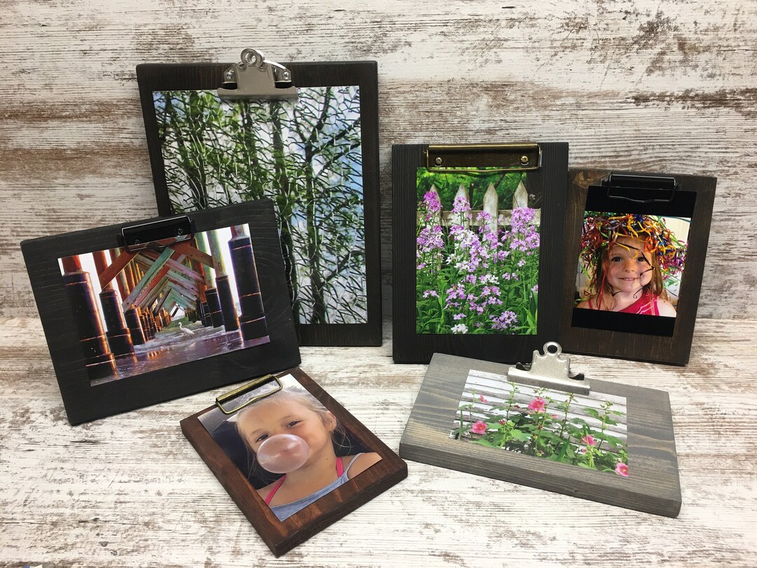 Clipboard Picture Frames Clipboard Photography Display Etsy