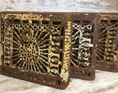 Vintage Cast Iron Register Cover Vintage Grate Vintage heater Grate