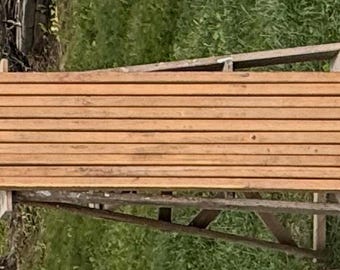 Vintage wood scaffolding • wood scaffolding shelf